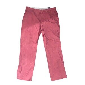 Polo Ralph Lauren Stretch Class Fit Pants 36x32 Salmon Pink Chino Cotton Twill